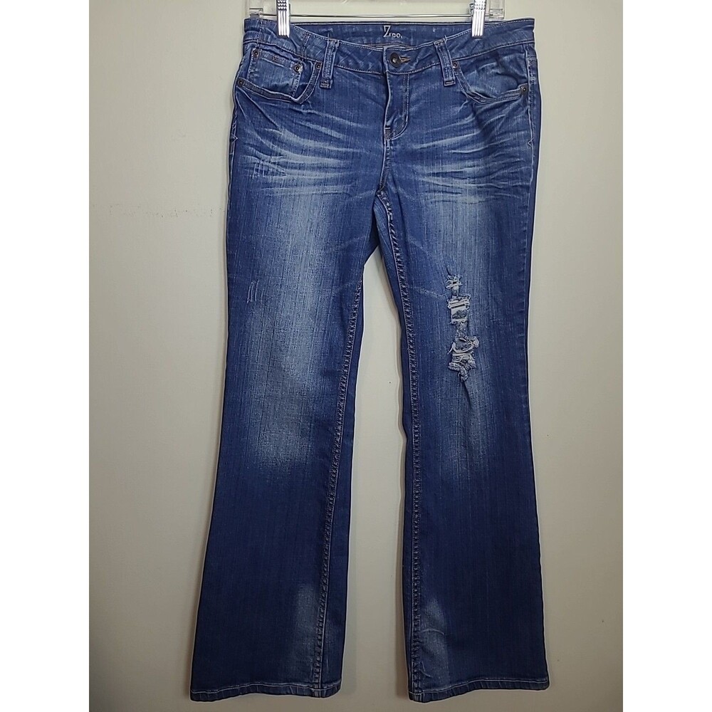 Zco Premium Mid Rise Medium Wash Womens Jeans Size 13